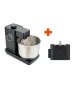 Preview: Wilfa Probaker timer schwarz mit Edelstahlhaken, Adapter für Kenwood